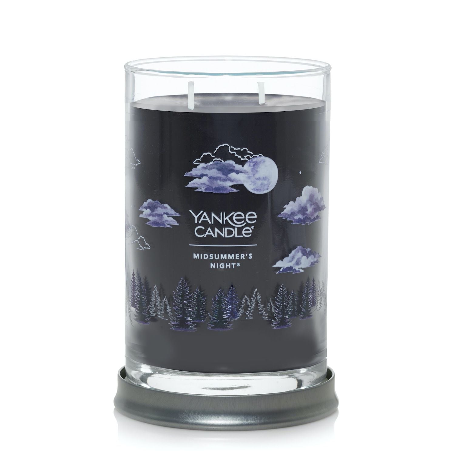 Yankee Candle Midsummer Night Signature glass candle with 2 wicks