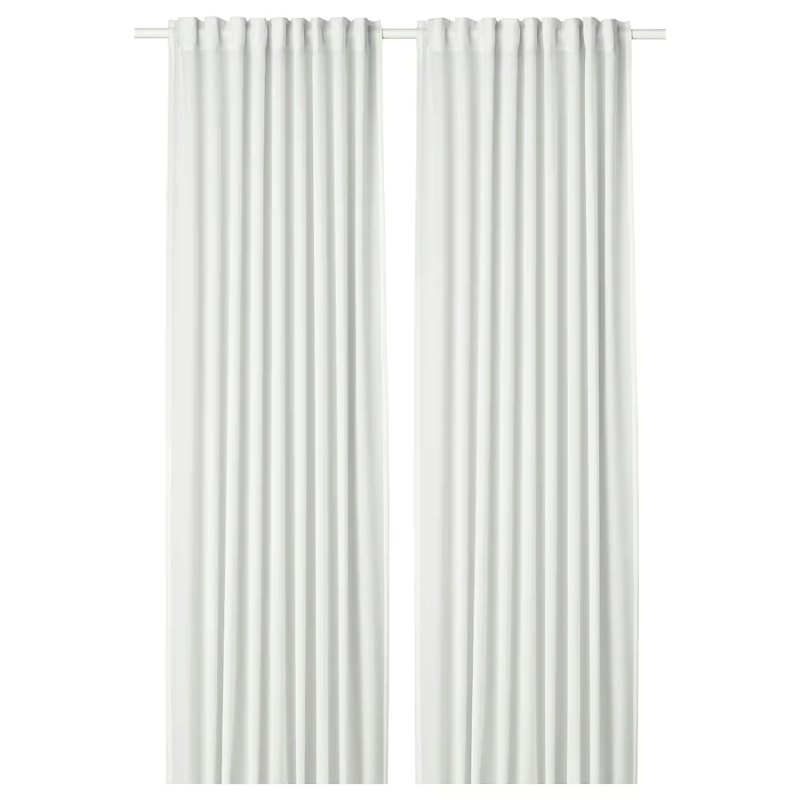 Curtains Ikea Hilja 2 pcs, white