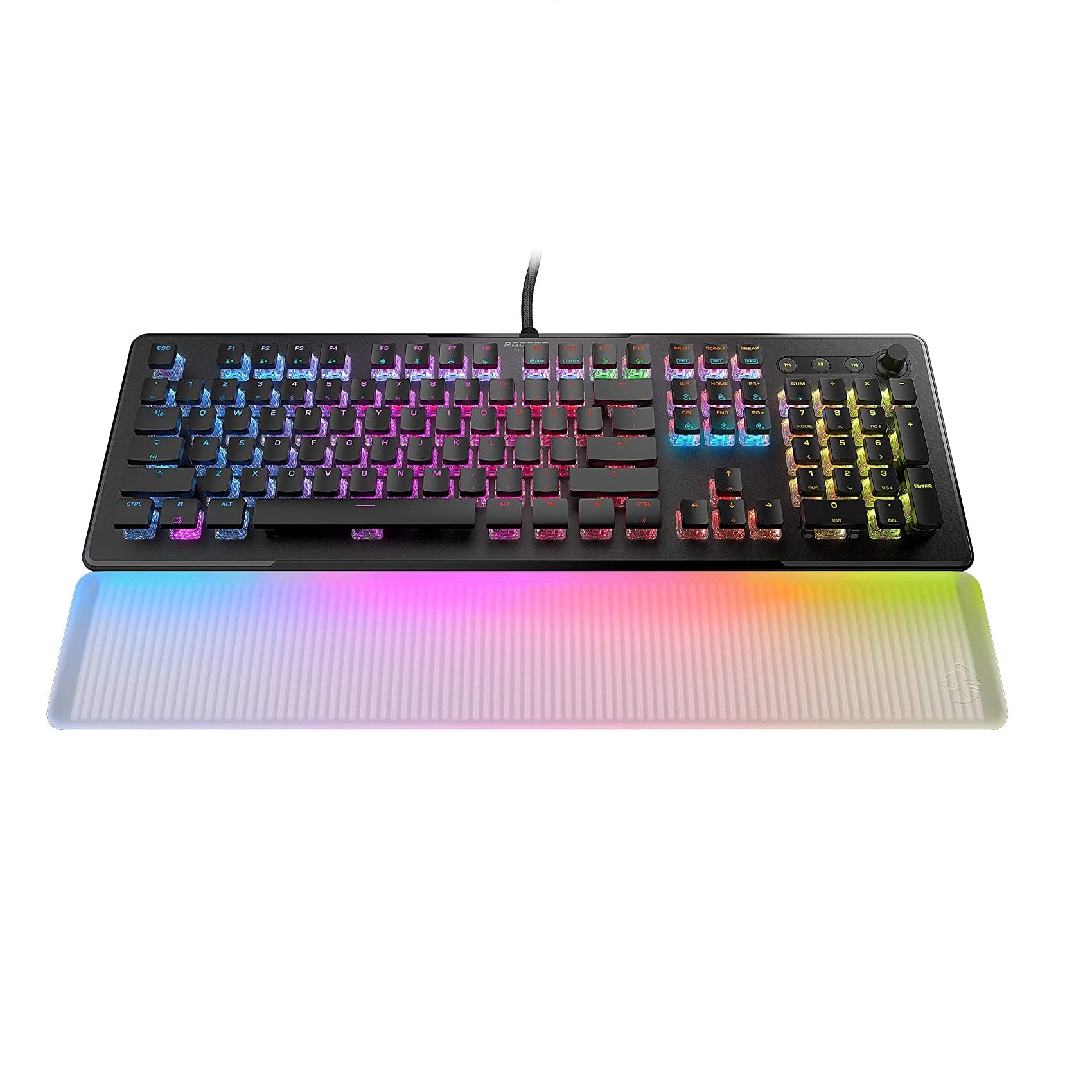 ROCCAT Vulcan II Max Linear Gaming Keyboard, Black/Transparent