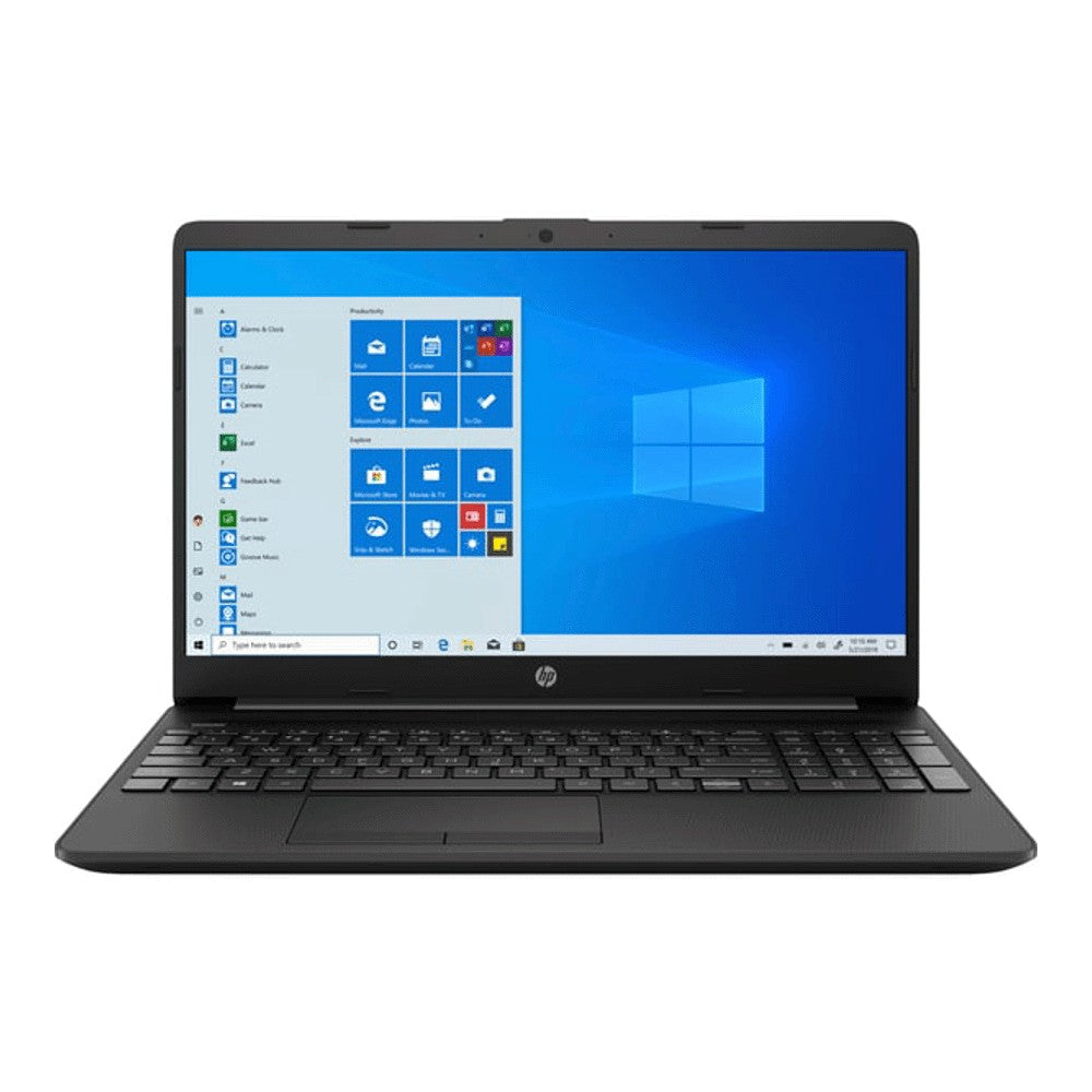 لابتوب HP 15-dw1001wm 15.6" FullHD 4GB/128GB، أسود، لوحة مفاتيح إنجليزية