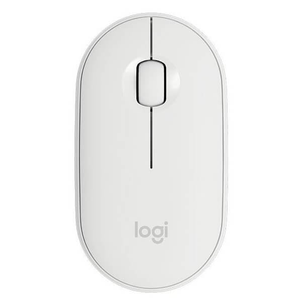 Logitech M350 Pebble Mouse, white