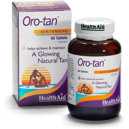 Orotan for tanning 60 tablets, Healthaid