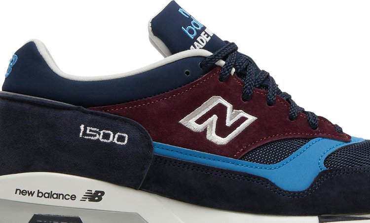 New Balance 1500 Made In England 'Navy Burgundy' Sneakers, Blue