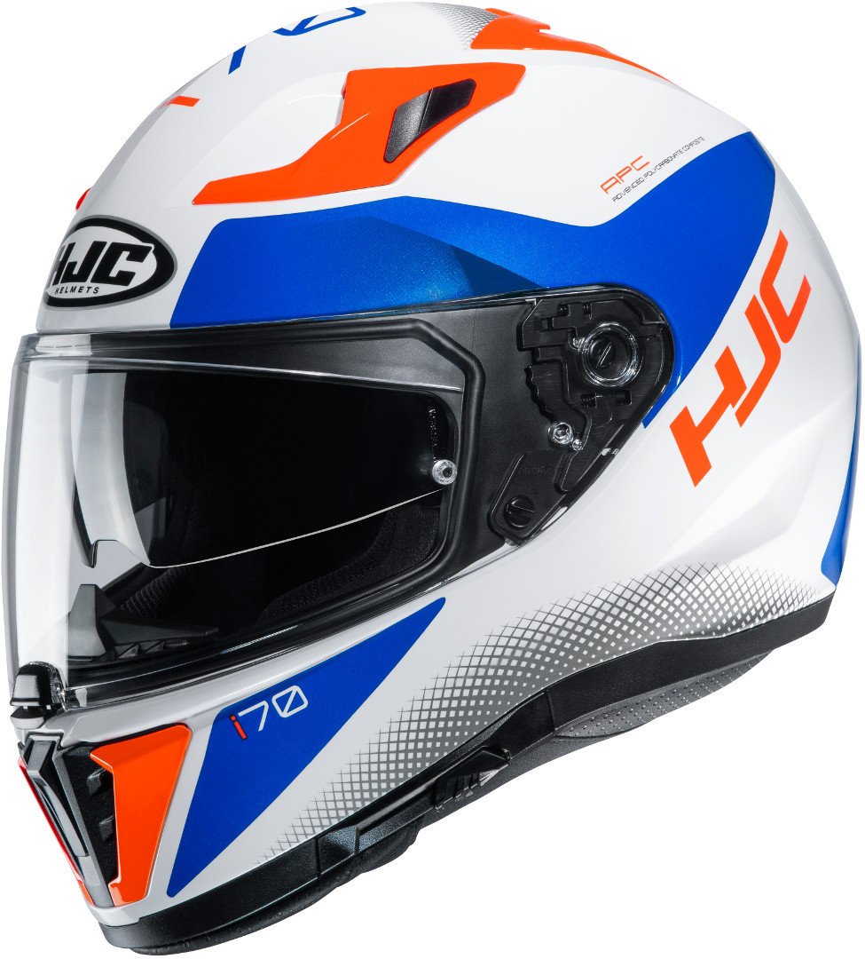 HJC i70 Tas helmet, white/blue/orange