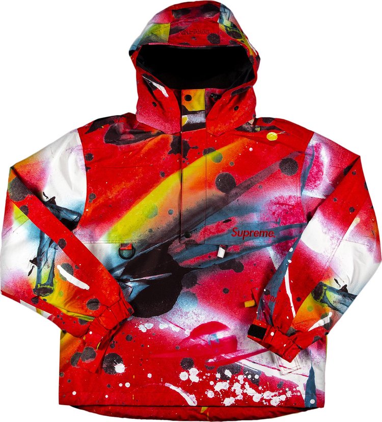 Supreme GORE-TEX Anorak 'Rammellzee Red', red