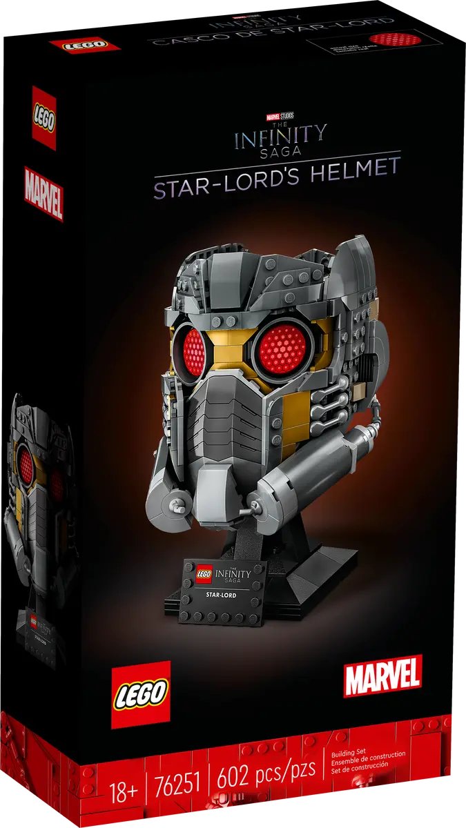 Lego Marvel Star-Lord's Helmet 76251, 602 pieces