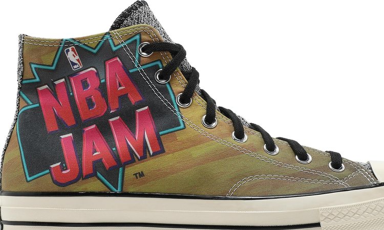 حذاء رياضي Converse NBA Jam x Chuck 70 High Hardwood Floor باللون البني