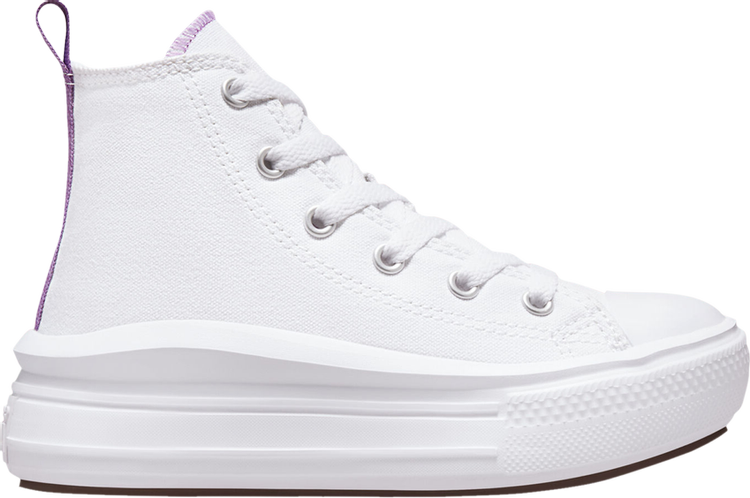 Converse Chuck Taylor All Star Move Platform High PS White Pixel Purple Sneakers