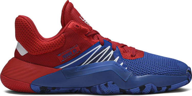 Adidas Marvel x D sneakers. Issue #1 J 'Spiderman', red