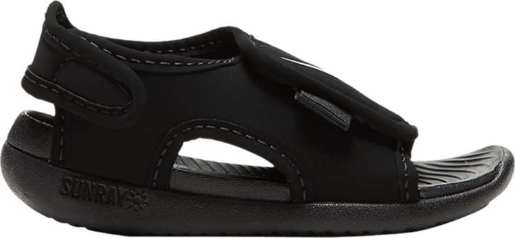 صندل Nike Sunray Adjust 5 V2 TD 'Black'، أسود