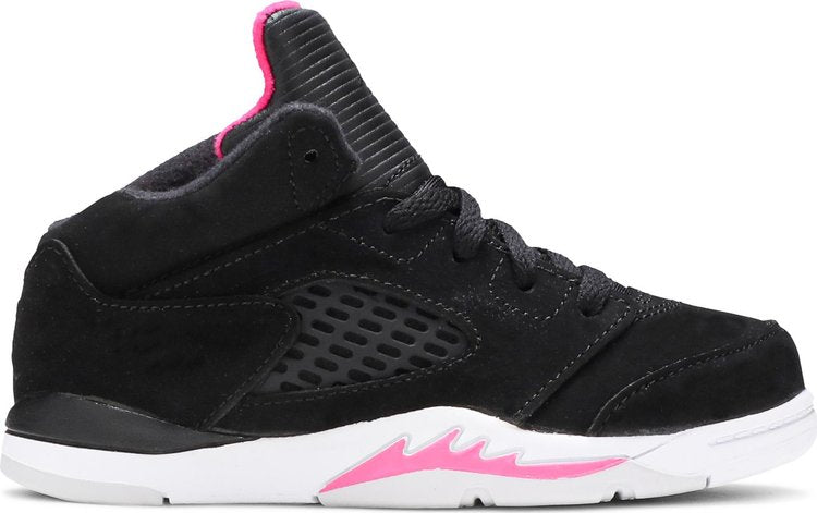 Air Jordan 5 Retro TD Black Pink sneakers, black