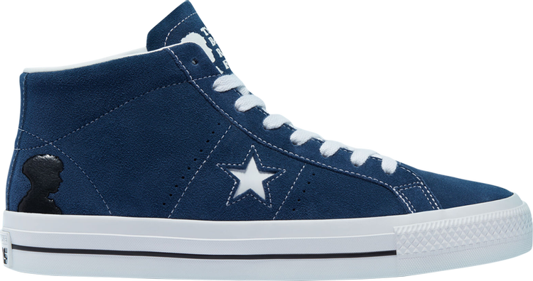 حذاء رياضي Converse One Star Pro Mid Ben Raemers Foundation باللون الأزرق