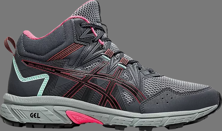 Sneakers wmns gel venture 8 mid 'carrier gray dried rose' Asics, gray