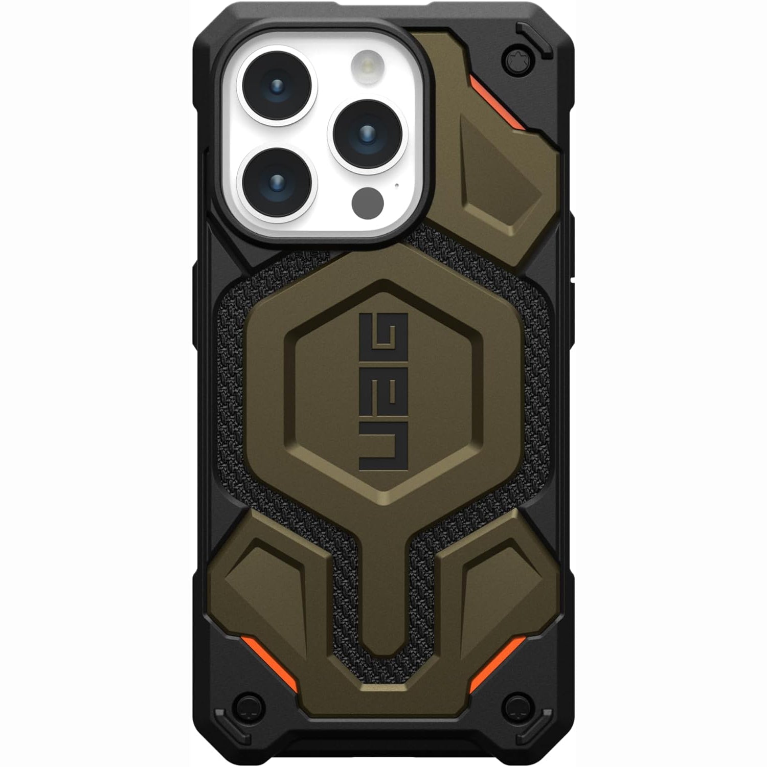 Case UAG Monarch Pro for iPhone 15 Pro, Kevlar Element Green