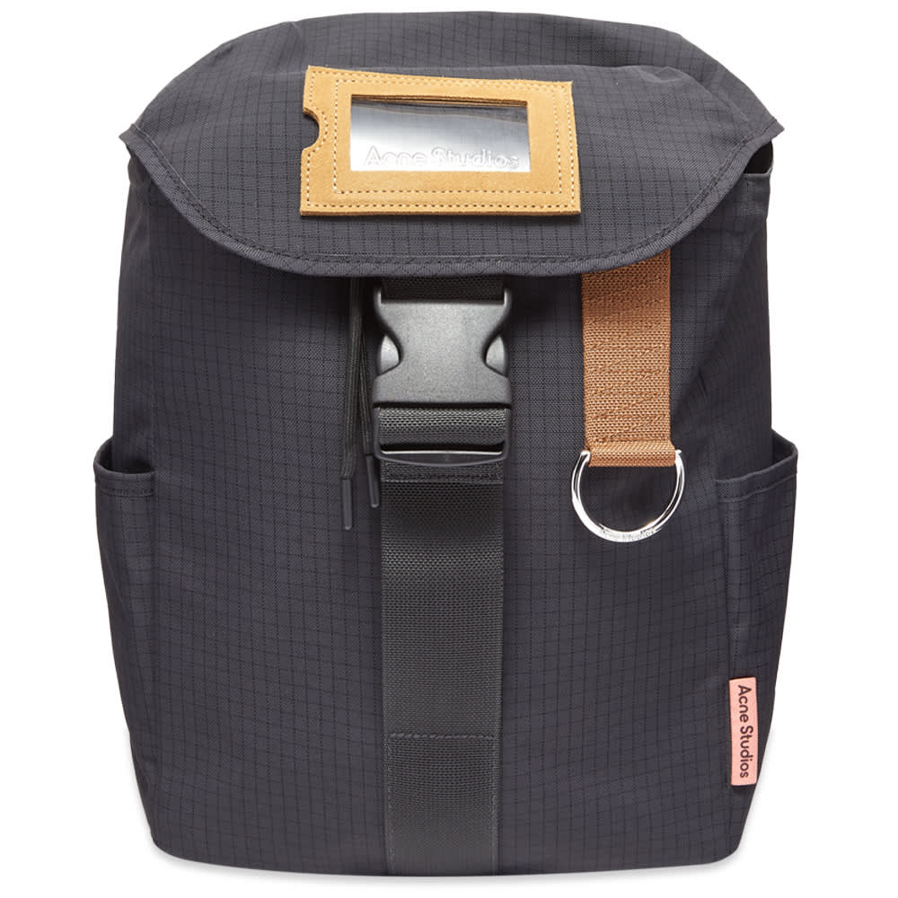 Acne Studios Post Ripstop Suede Backpack