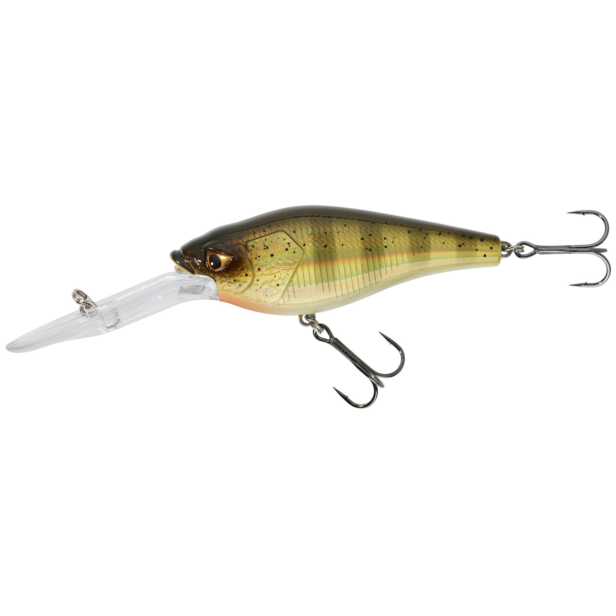 Wobbler Deep Crankbait WXM CRKDD 80F Gold CAPERLAN, black/neon yellow