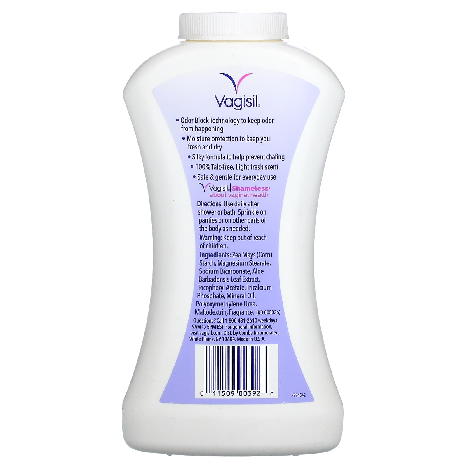 Vagisil Odor Blocking Deodorant Powder, 227 g (8 oz)