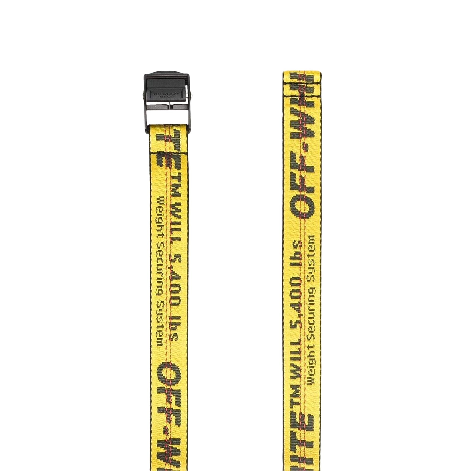 Off-White Mini Industrial Belt Black/Yellow