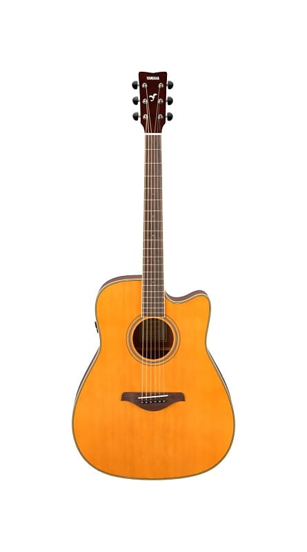 Transacoustic guitar Yamaha FGC-TA in section vintage shade FGC-TA Cutaway Trans  Acoustic Guitar