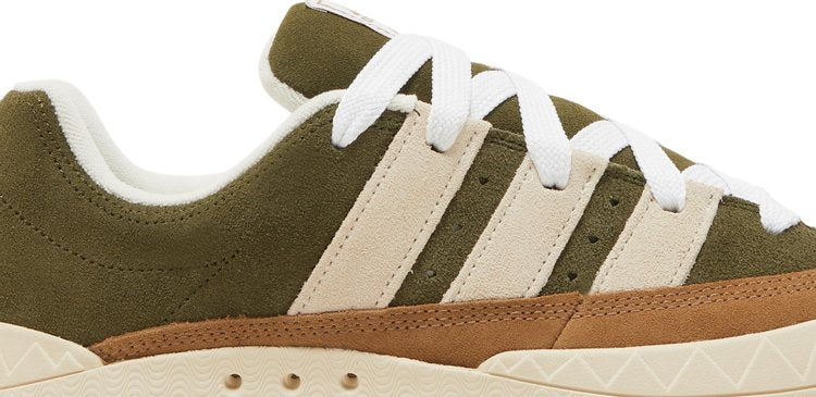 Adidas Human Made x Adimatic 'Dust Green Cream White' sneakers, green