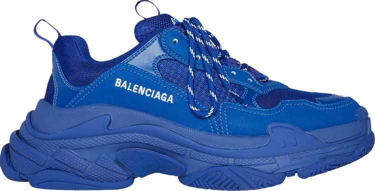 حذاء رياضي Balenciaga Triple S باللون النيلي، باللون الأزرق