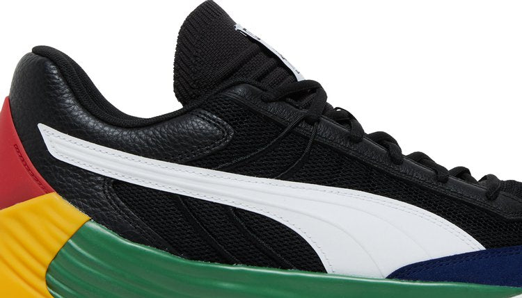 Sneakers Puma Black Fives x Fusion Nitro Black Amazon Green, black