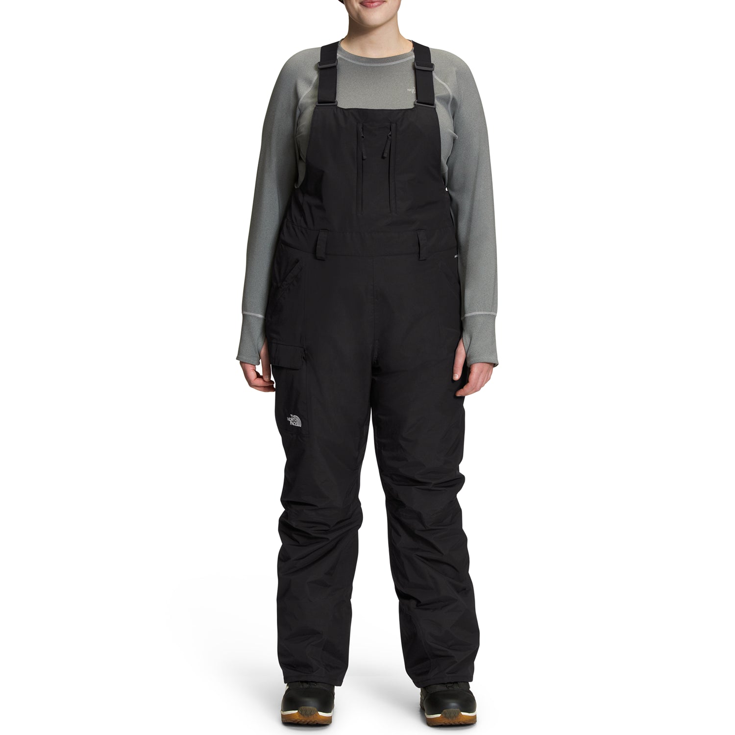 Short bibs The North Face Freedom Plus for women, black