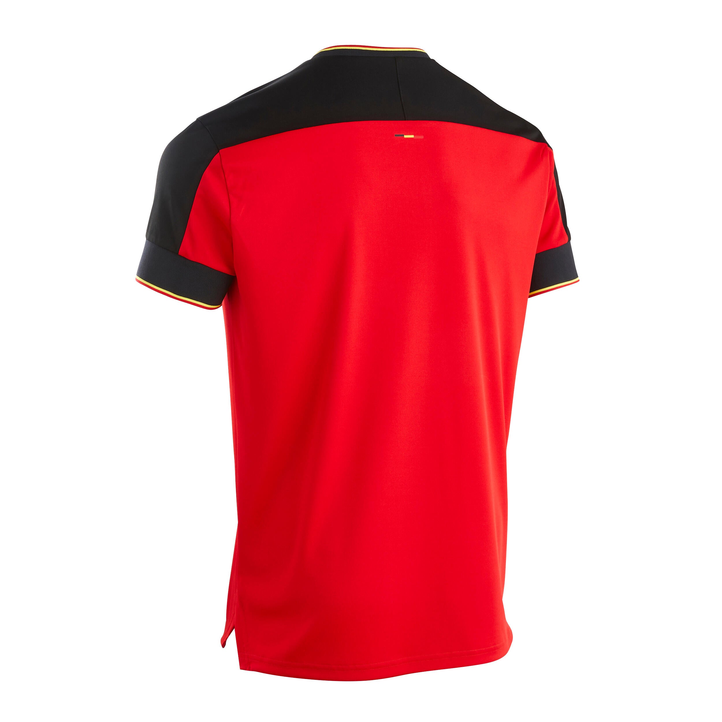 Women's/men's T-shirt - FF500 Belgium 2022 KIPSTA, fire red/black