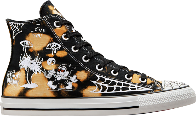 حذاء رياضي Converse Sean Pablo x Chuck Taylor All Star Pro High Black Casino باللون الأسود