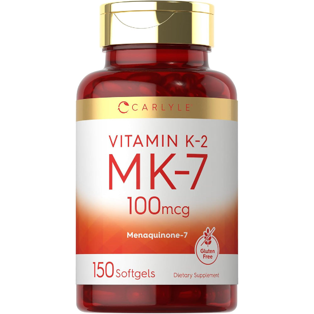 Vitamin K2 Carlyle 100 mcg K2 MK7, 150 softgels