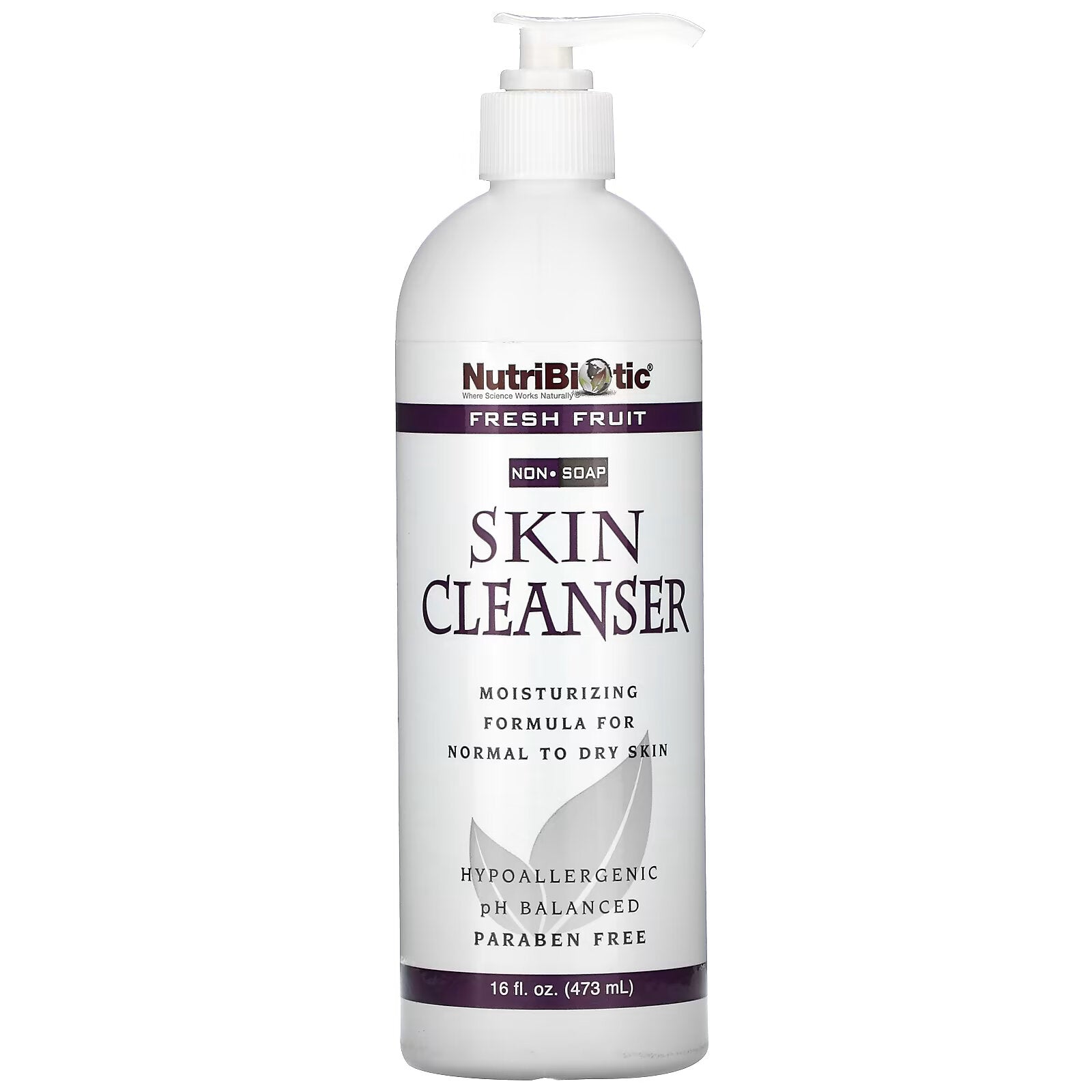 Nutri  Biotic, soap-free cleanser, fresh fruit scent 473 ml (16 fl oz)