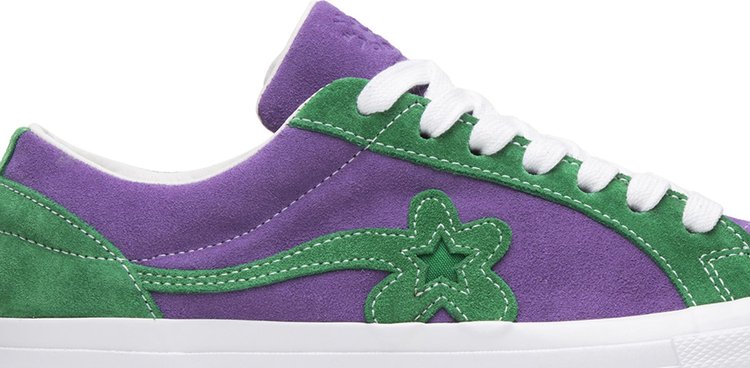 حذاء رياضي Converse Golf Le Fleur x One Star Ox Purple Heart باللون الأرجواني