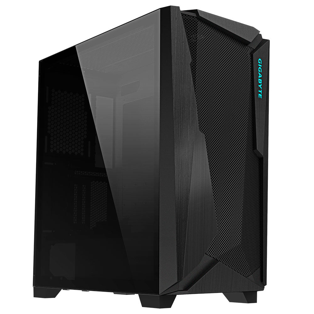 Case Gigabyte C301 Glass, Mid Tower, black