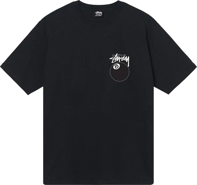 Stussy 8 Ball Tee 'Black', black