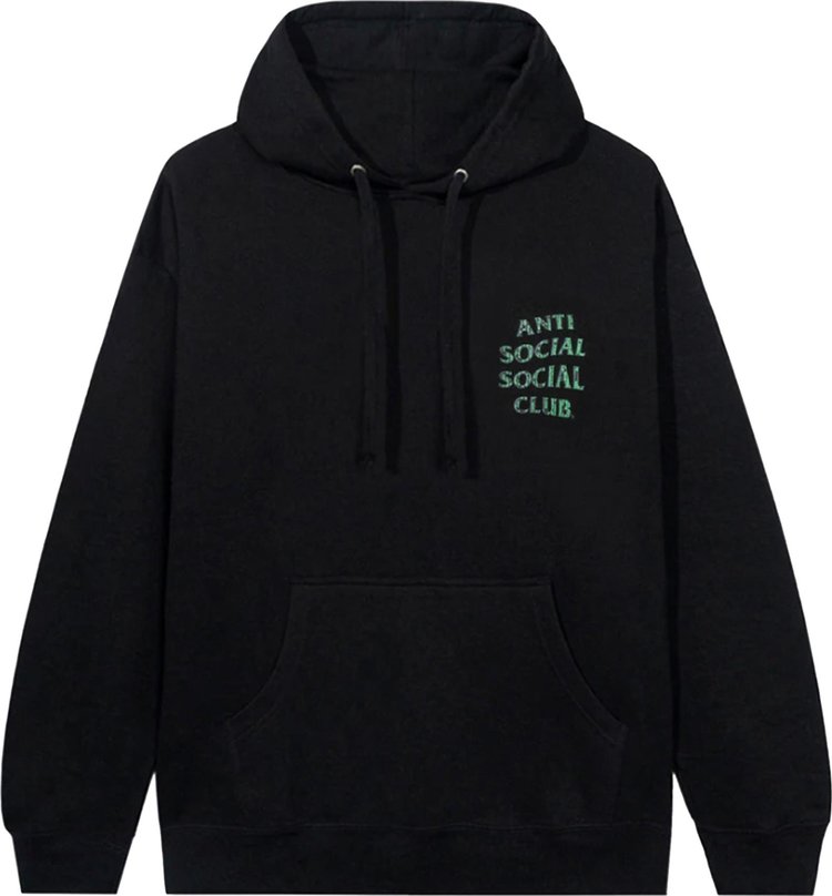 Anti Social Social Club Glitch Hoodie 'Black'