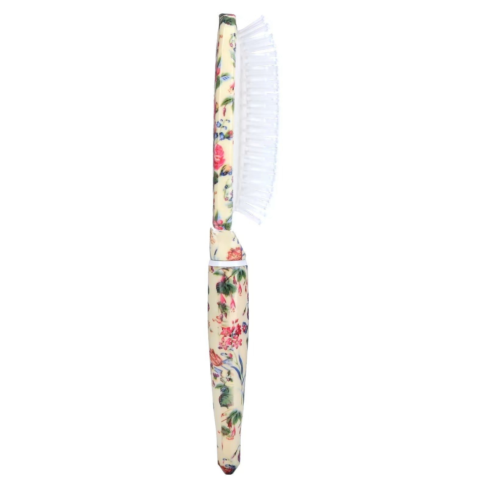 The Vintage Cosmetic Co., Rectangular Brush, Floral, 1 Piece.