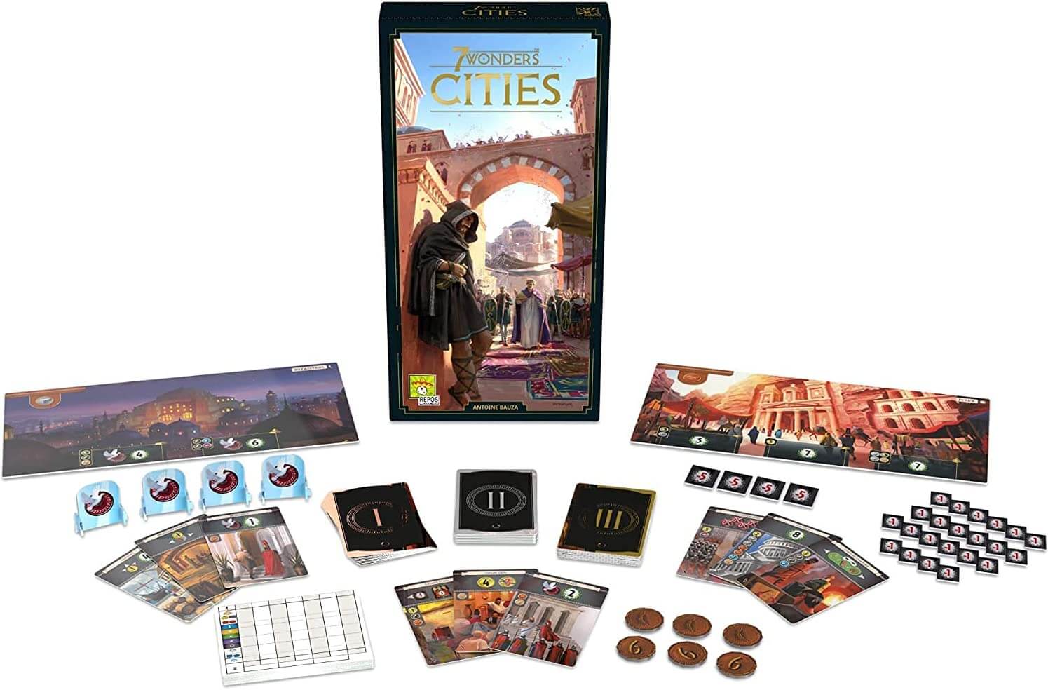 حزمة خرائط إضافية من Repos Production 7 Wonders Cities