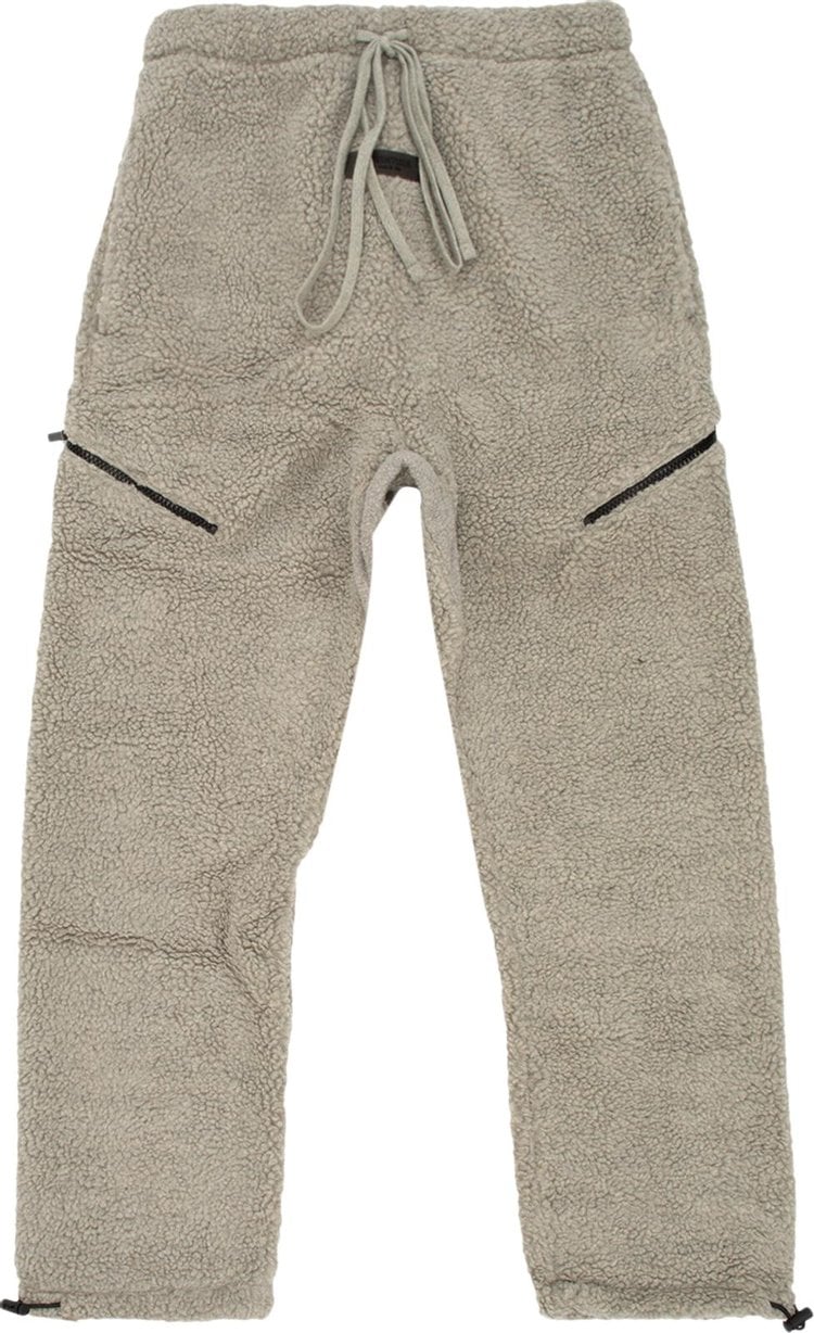 Fear of God Essentials Polar Fleece Pant 'Dark Oatmeal', gray