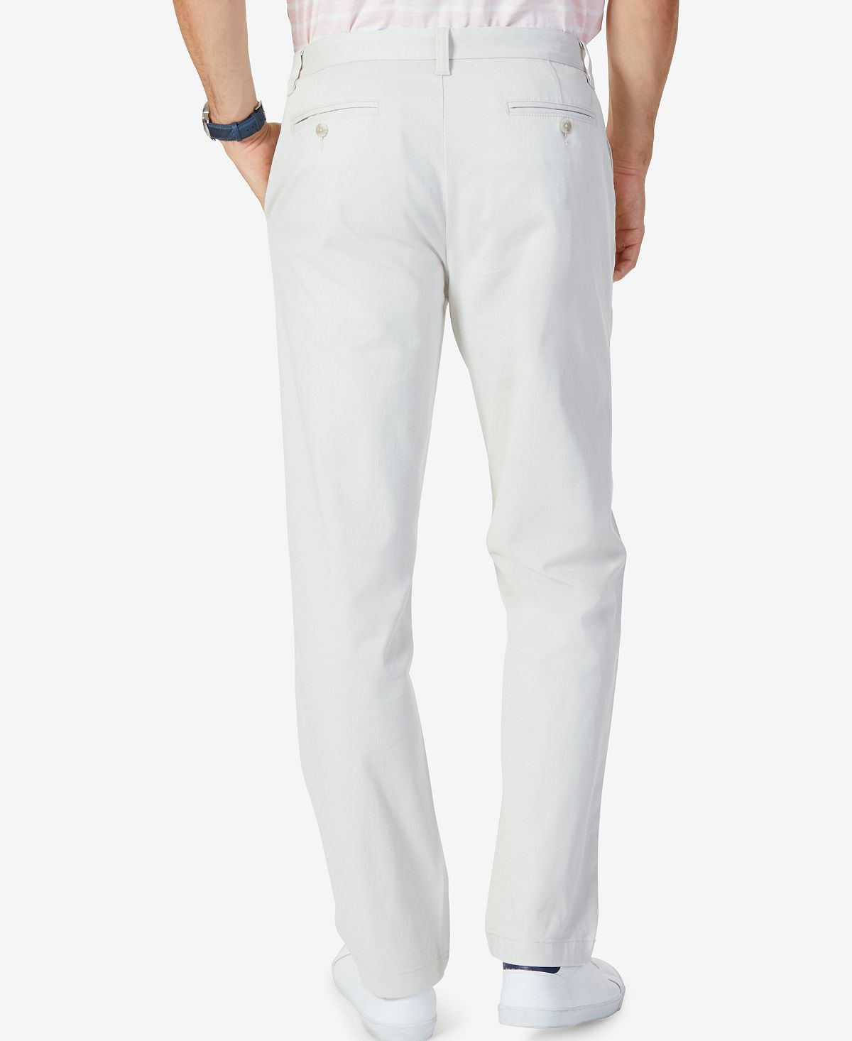 Nautica Stretch Chinos, Regular Fit, White