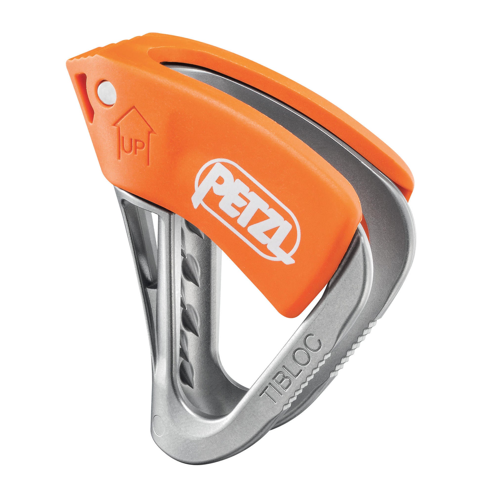 Tibloc Petzl cable clamp, grey/orange