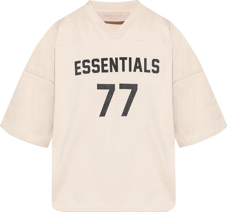 Fear of God Essentials Football Tee 'Wheat', Cream