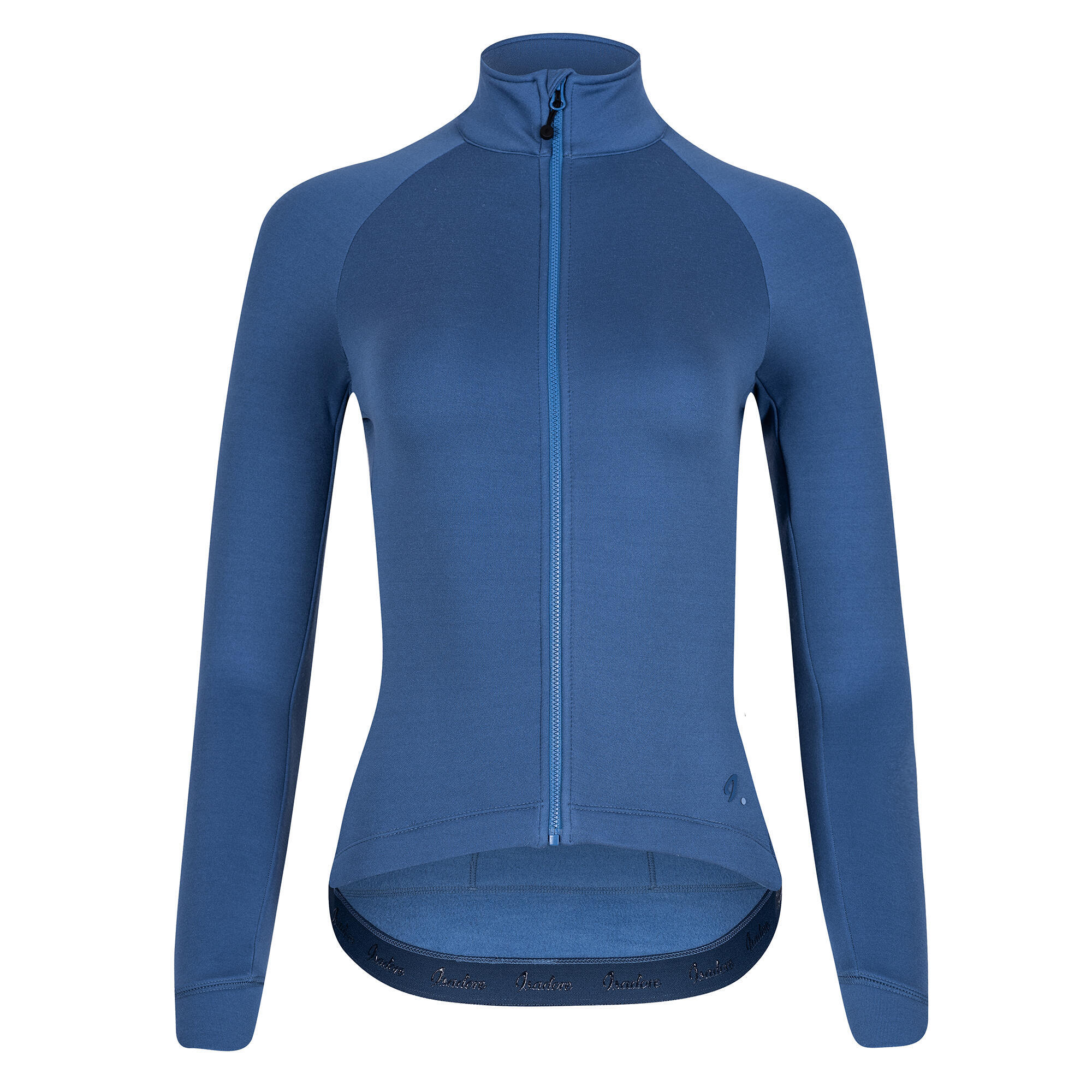 Bijou Blue ISADORE Women's Signature Deep Winter Long Sleeve Cycling Jersey, Blue