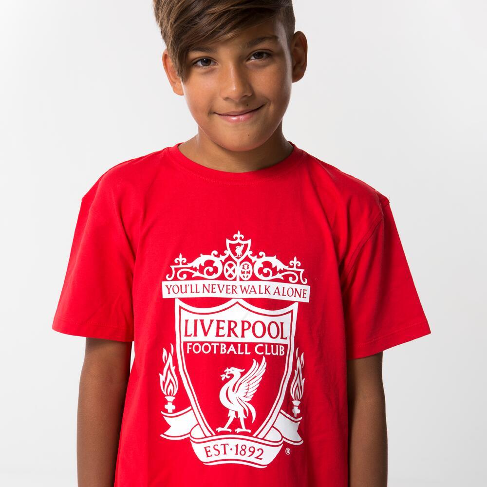 Children's Liverpool Logo T-Shirt - Red LIVERPOOL FC Red