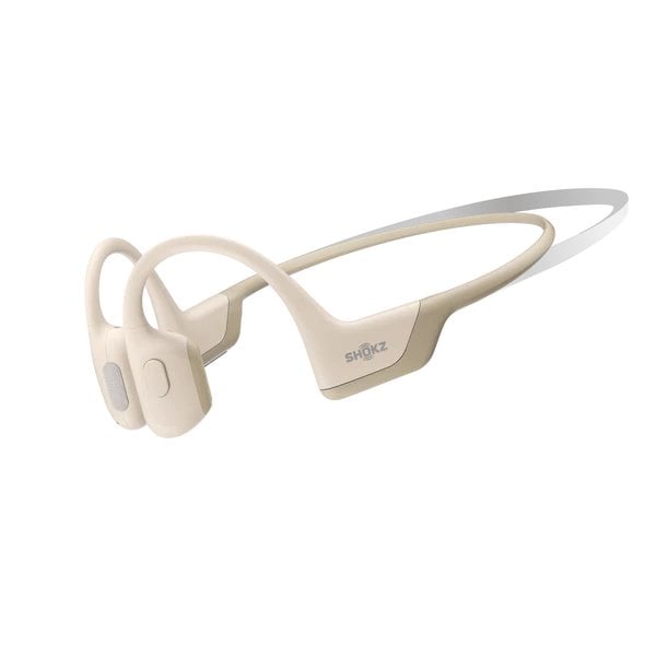 Shokz OpenRun Pro Mini Wireless Bone Conduction Headphones, Beige