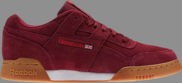 Workout plus mu 'collegiate burgundy' Reebok sneakers, red