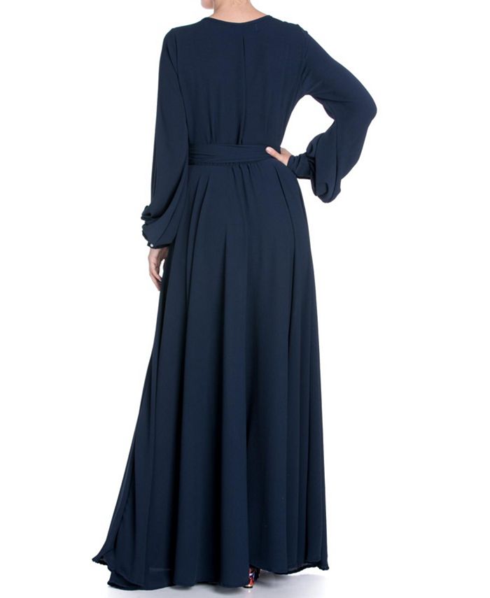 Women's maxi dress LilyPad Meghan Los Angeles, color Navy