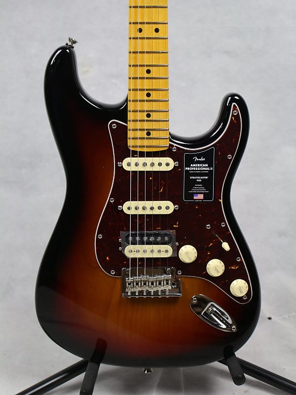 Fender American Professional II Stratocaster HSS Fingerboard, Maple, 3 Colors, Sunburst