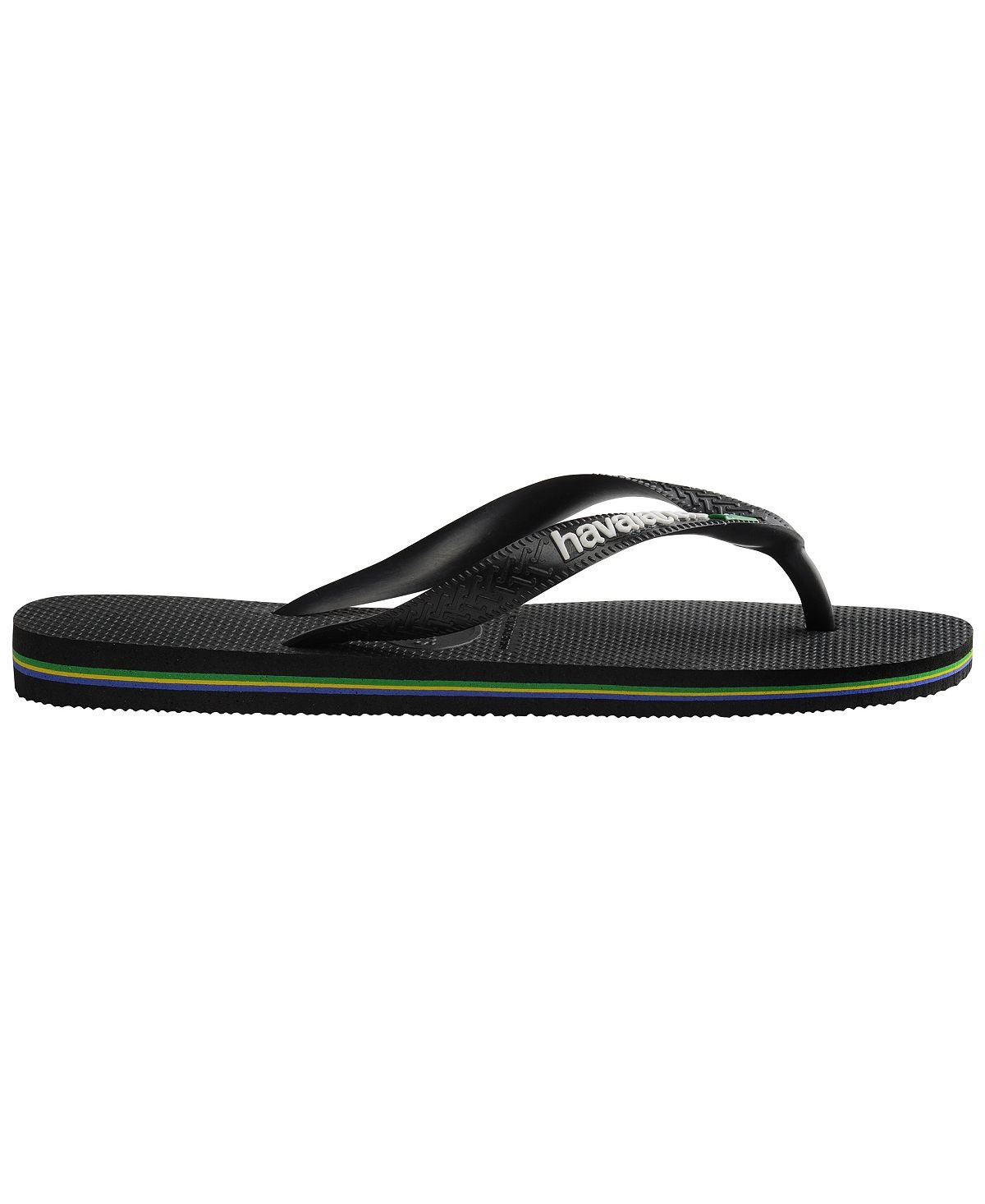 Men's flip-flops with brazil logo Havaianas, black