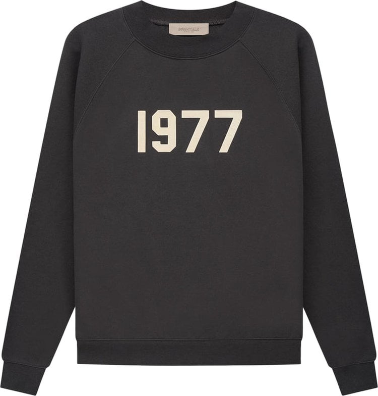 Fear of God Essentials Essentials Crewneck 'Iron' Sweatshirt, Black