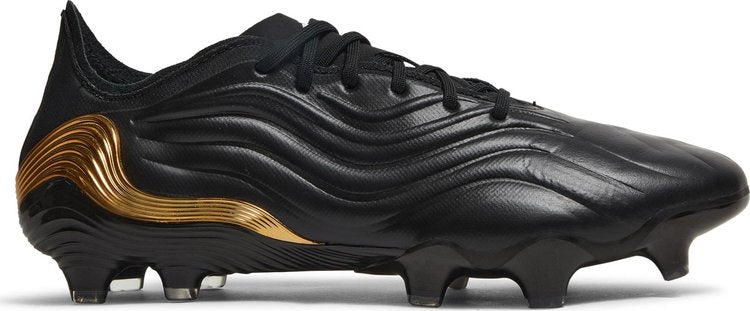 حذاء Adidas Copa Sense.1 FG 'Black Gold Metallic' باللون الأسود